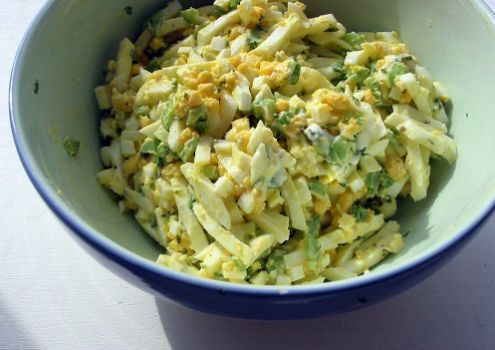 Mustard and Celery Egg Salad